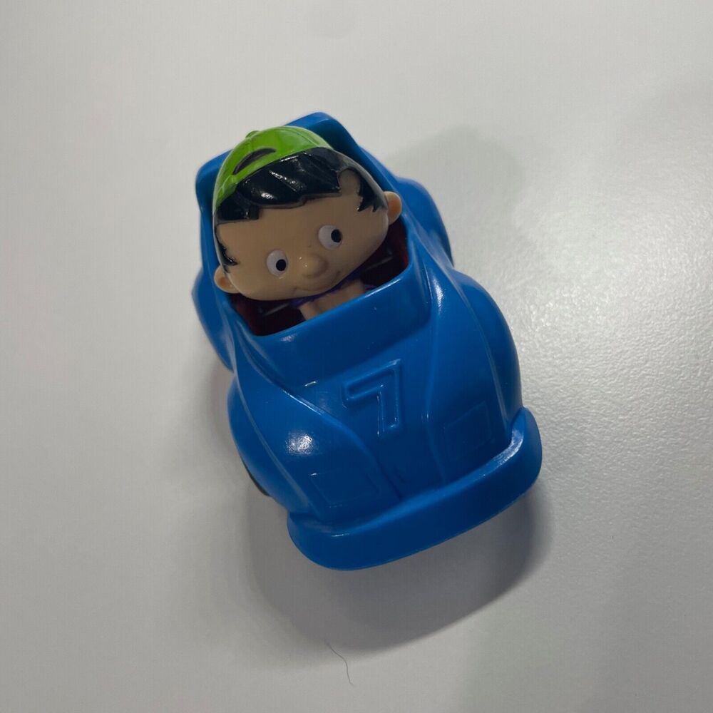 BOBBY'S WORLD BLUE CAR Vintage 2" Fox Kids McDonald's Toy 1994 PLAY CONDITION